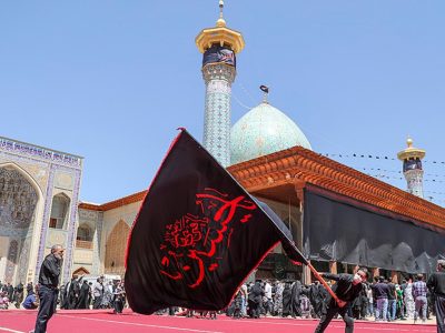 شاهچراغ، عزادار سوگ سالار شهیدان