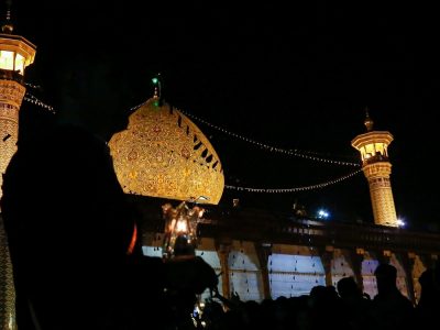 حرم شاهچراغ در شب شهادت خورشید هشتم غرق در عزا و ماتم شد
