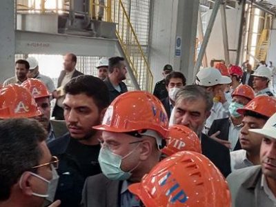 بازدید قالیباف از آلومینیوم لامرد