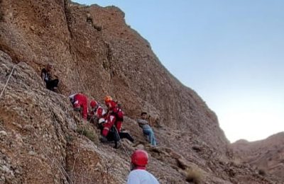 نجات جان دو طبیعت گرد در قلات شیراز