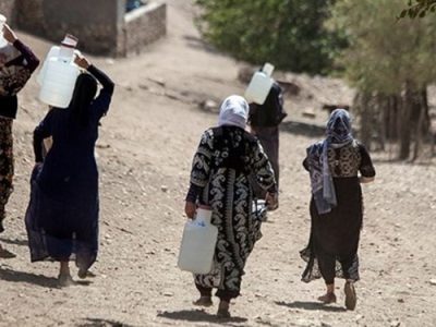 بیداد بی آبی در روستای ایل سالار فراشبند
