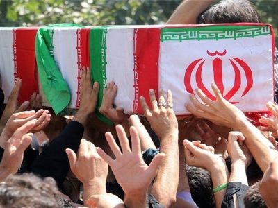 مراسم تشییع پیکر مطهر شهدای گمنام در شیراز