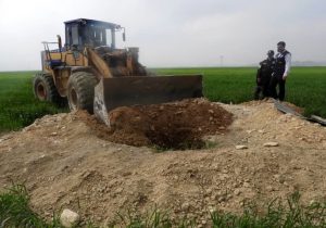 پلمب ۳۸حلقه چاه غیر مجاز در قیروکارزین