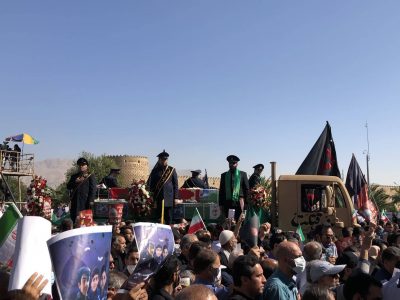 تشیع شهدای حادثه تروریستی شاهچراغ در شیراز