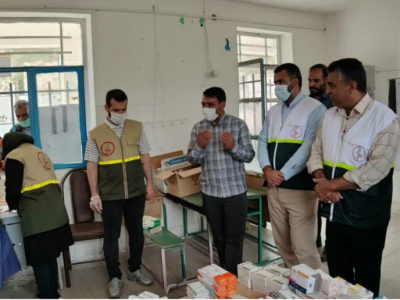 خدمت رسانی پزشکی به ۳۷۰ نفر از روستائیان باجگاه