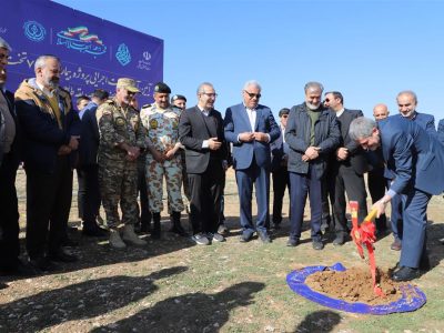 کلنگ‌زنی بیمارستان صدیقه طاهره در شیراز