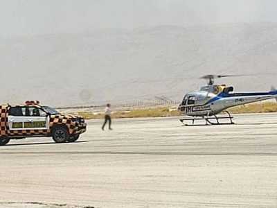 پرواز پرنده نجات برای کمک به بیمار لامردی