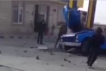 فیلم وحشتناک از انفجار نیسان آبی در جایگاه سوخت سی ان جی