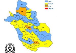 ۱۸ شهرستان فارس در وضعیت زرد کرونایی