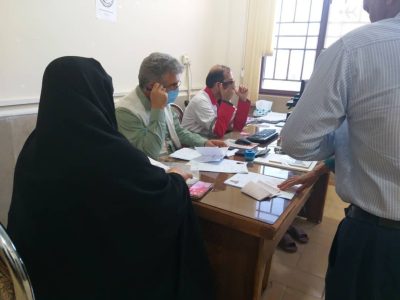۱۱۰ نفر از حجاج در جمعیت هلال احمر گراش معاینه پزشکی شدند