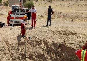 امدادرسانی به مرد ۴۲ ساله پس از سقوط در یکی از قنات‌ های روستای آغصه گراش