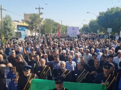 تشییع پیکر مطهر شهید جهانگیری در مرودشت