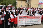 تجمع امدادگران فارس برای حمایت از مردم غزه