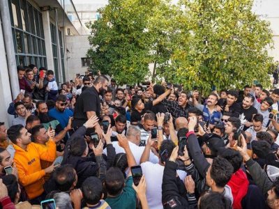 استقبال گرم شیرازی ها از هادی چوپان