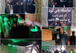 برپایی نمایشگاه یاس کبود در سروستان