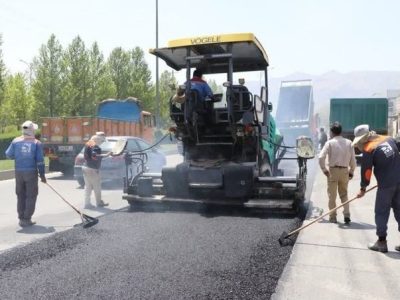 آسفالت‌ بیش از ۶۱۰۰۰ مترمربع معابر طی هفته بیست و سوم در شیراز