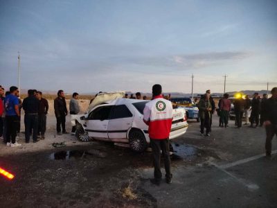 حادثه رانندگی در زرین دشت با ۸فوتی و مصدوم