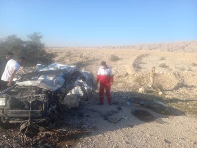 حادثه رانندگی در فراشبند با دو فوتی و مصدوم
