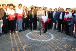 پایگاه امداد و نجات جاده‌ای شهدای قیروکارزین  کلنگ‌زنی شد