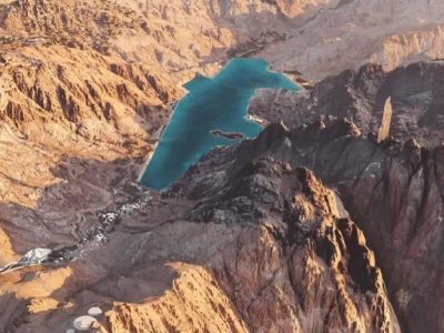 پیست اسکی عجیب در عربستان