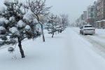 شهر اطاقور گیلان این‌طور برف می‌بارد