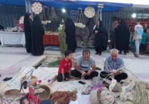 بازارچه صنایع‌دستی در کازرون فارس راه‌اندازی شد