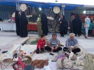 بازارچه صنایع‌دستی در کازرون فارس راه‌اندازی شد
