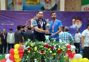 معلم فارسی قهرمان مسابقات تنیس روی میز فرهنگیان کشور