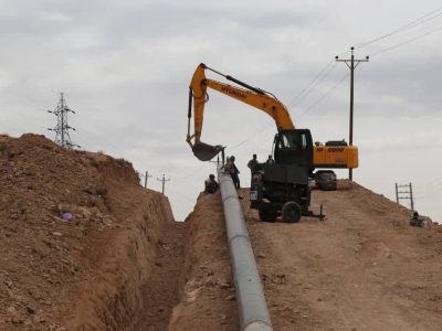 اصلاح وتوسعه ۷۰ کیلومتر خط انتقال و شبکه توزیع آب در فارس