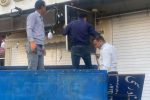 جمع آوری تابلو‌های تبلیغاتی غیر ایمن در صدرا