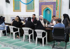 تکریم خانواده‌های شهدا در ششمین میز خدمت