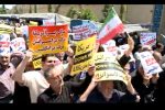 فریاد مرگ بر اسرائیل در هوای فارس پیچید