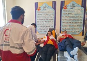 اهدای ۴۵ هزار سی سی خون در ممسنی