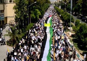 طنین‌انداز شدن فریاد وحدت و حمایت از مظلومان در شیراز