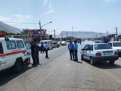 حادثه رانندگی ۷ مصدوم تصادف در جاده بابامیدان – نورآباد