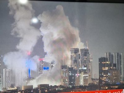 همزمان با پیام رهبرانقلاب، حمله موشکی ایران آغاز شد