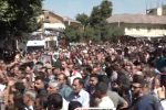 تشییع پیکر سردار سرتیپ شهید علی‌محمد مددالهی در سپیدان