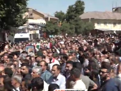 تشییع پیکر سردار سرتیپ شهید علی‌محمد مددالهی در سپیدان