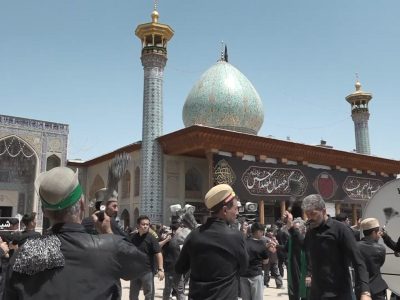 عزاداری تاسوعای حسینی در سومین حرم اهل بیت (ع) در ایران