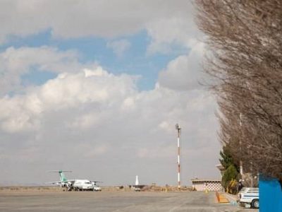 خسارت طوفان به فرودگاه بين المللي شهداي لامرد