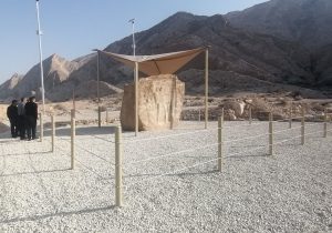 پایان عملیات مرمت و سامان‌دهی نقش‌برجسته سرباز پارتی در قیروکارزین