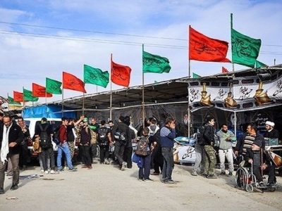 بزرگ‌ترین موکب شمال فارس در مسیر نجف تا کربلا مستقر شد