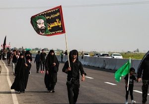 حضور دانشجویان فارسی در راه کربلای معلی