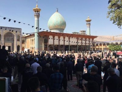شاه چراغ (ع) ،سیاه‌پوش است
