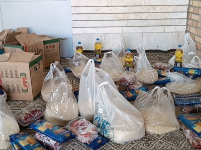 بسته های معیشتی بین نیازمندان توزیع شد