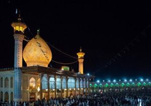 شاهچراغ در سوگ شهادت امام حسن عسکری (ع)