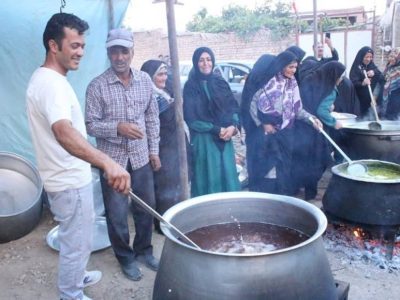 برگزاری جشن سنتی دوشاب‌پزان در بوانات فارس