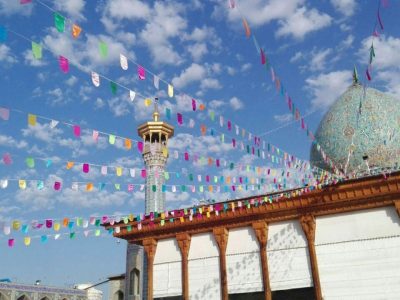 جشن میلاد پیامبر رحمت (ص) و صادق آل محمد (ع) در سومین حرم اهل بیت در ایران