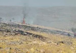 آتش سوزی در ارتفاعات ارسنجان مهارشد