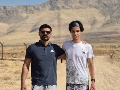 اعطای نشان طلای دوصحرانوردی به دونده کازرونی